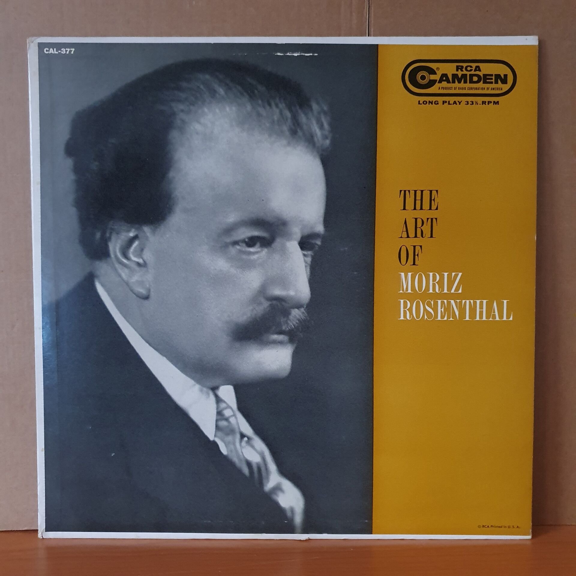 THE ART OF MORIZ ROSENTHAL (1957) - LP 2.EL PLAK