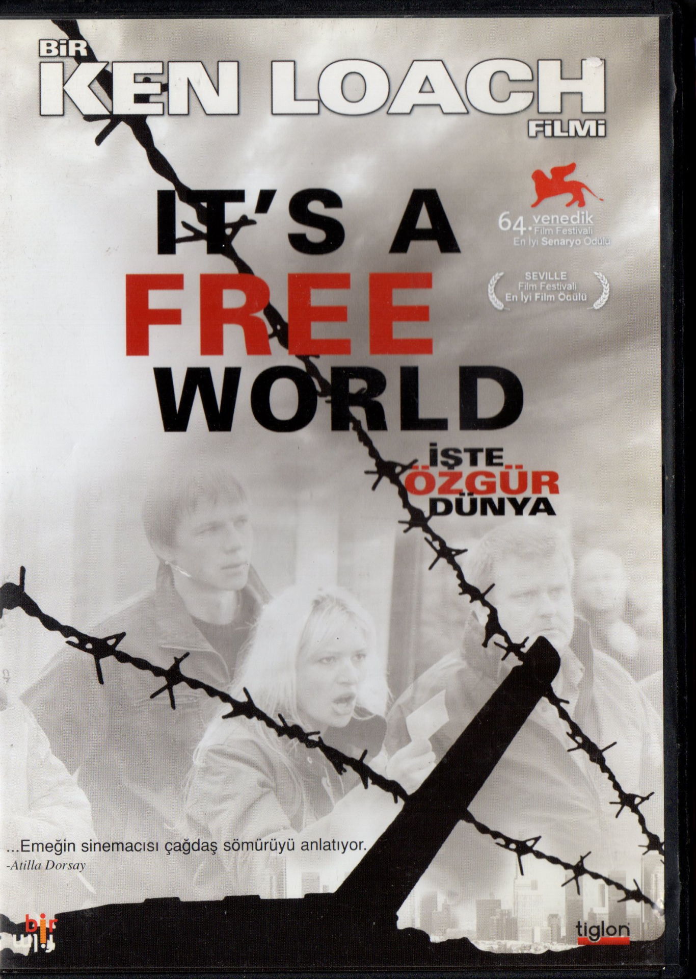 IT'S A FREE WORLD - İŞTE ÖZGÜR DÜNYA - KEN LOACH - DVD 2.EL