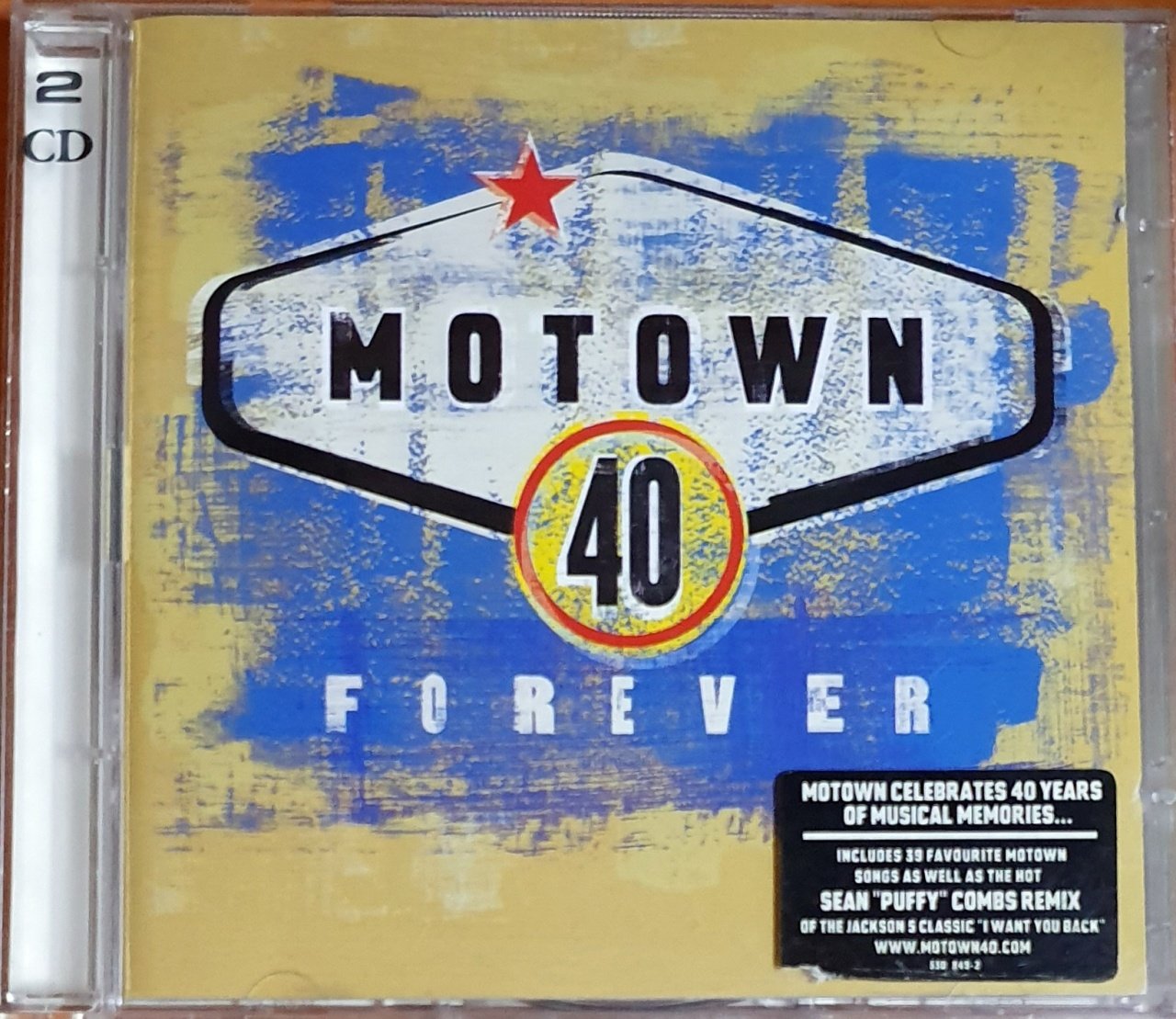 MOTOWN 40 FOREVER / JACKSON 5, MARVIN GAYE, RICK JAMES, DIANA ROSS (1998) - 2CD 2.EL