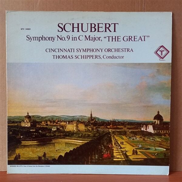 SCHUBERT: SYMPHONY NO. 9 IN C MAJOR, D. 944 ''THE GREAT'' / THOMAS SCHIPPERS, CINCINNATI SYMPHONY ORCHESTRA (1978) - LP 2.EL PLAK