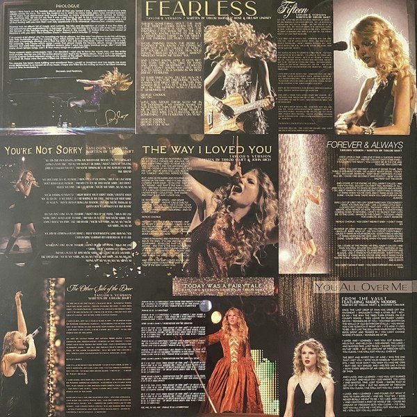 TAYLOR SWIFT - FEARLESS (TAYLOR'S VERSION) (2021) - 3LP RENKLİ SIFIR PLAK