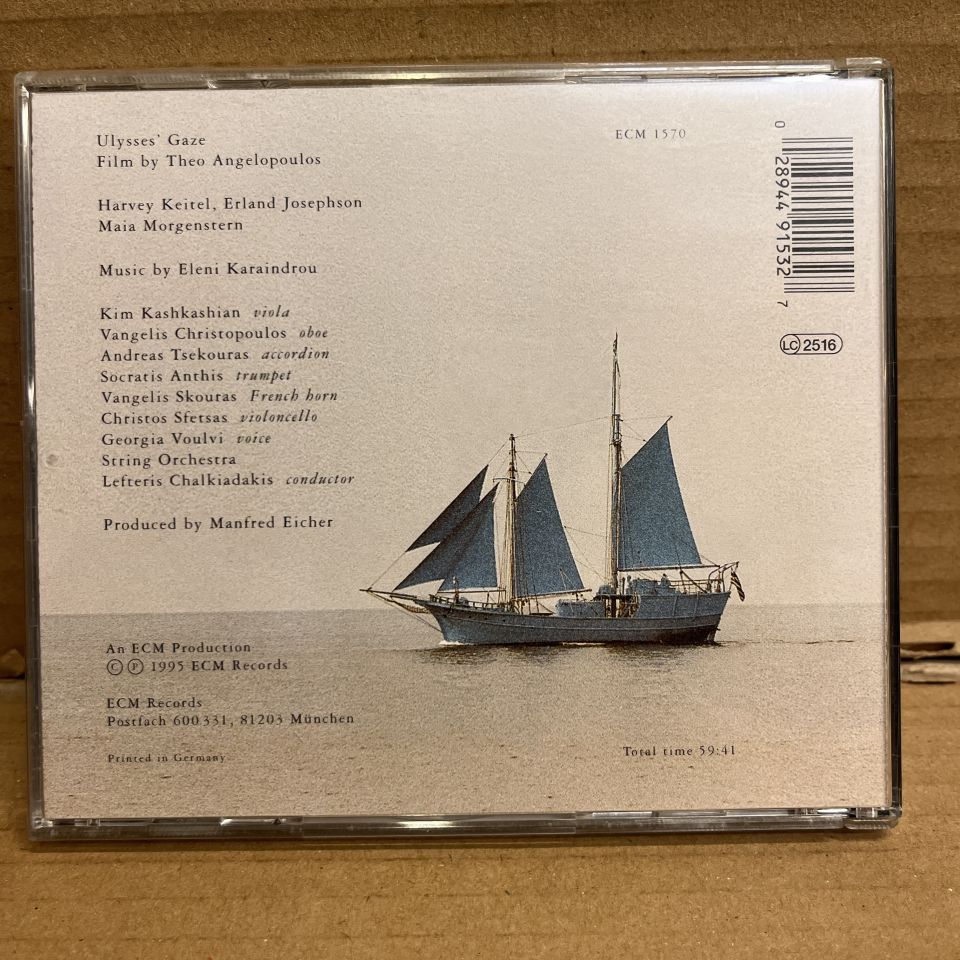 ELENI KARAINDROU, KIM KASHKASHIAN – ULYSSES' GAZE (1995) - CD 2.EL