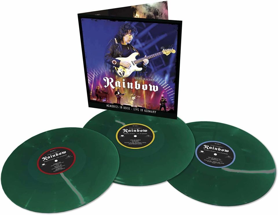 RAINBOW - MEMORIES IN ROCK / LIVE IN GERMANY (2016) - 3LP 180GR 2020 COLOURED EDITION SIFIR PLAK