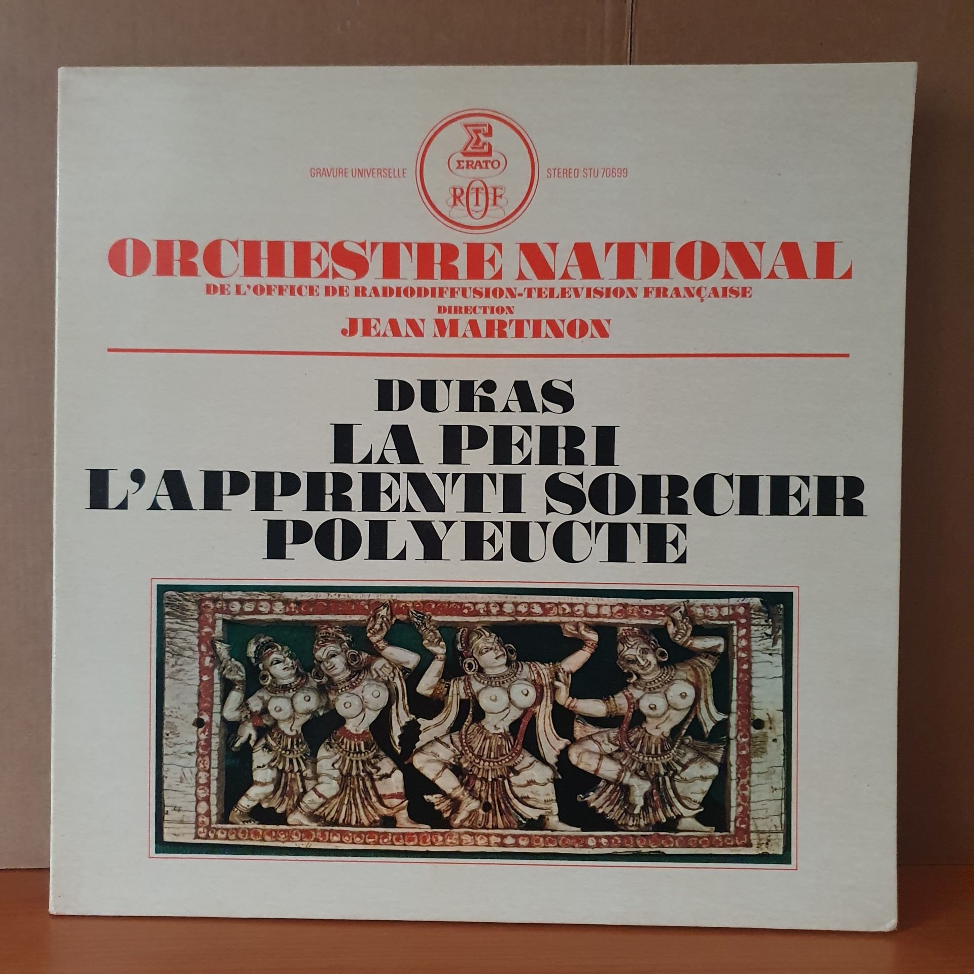 ORCHESTRE NATIONAL, JEAN MARTINON / DUKAS, LA PERI, L'APPRENTI SORCIER, POLYEUCTE (1972) - LP 2.EL PLAK