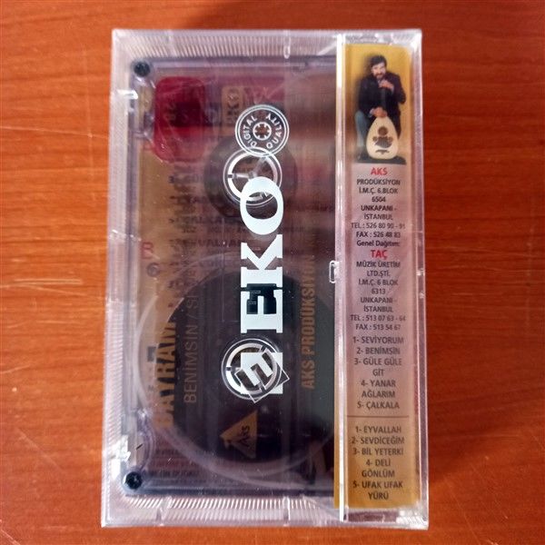 BAYRAM ŞENPINAR - BENİMSİN / SEVDİCEĞİM (1996) - KASET SIFIR