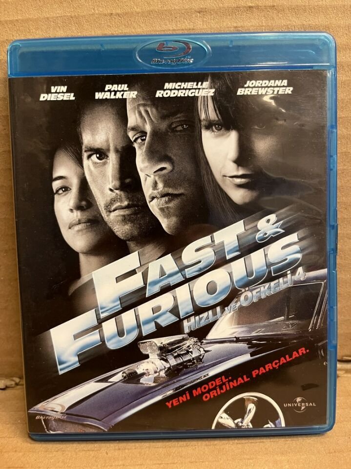 FAST AND FURIOUS 4 - HIZLI VE ÖFKELİ 4 - VIN DIESEL - BLU-RAY 2.EL