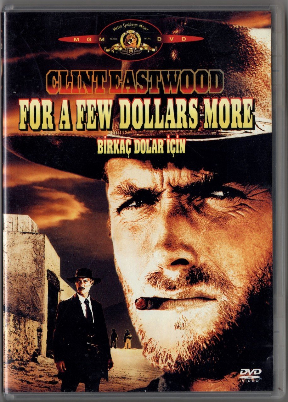 BİRKAÇ DOLAR İÇİN - FOR A FEW DOLLARS MORE - CLINT EASTWOOD - LEE VAN CLEEF - SERGIO LEONE - DVD SIFIR