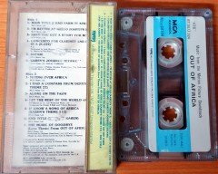 OUT OF AFRICA - SOUNDTRACK (1987) MMY CASSETTE MADE IN TURKEY ''USED'' PAPER LABEL