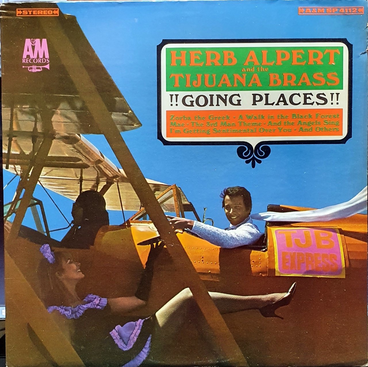 HERB ALPERT AND THE TIJUANA BRASS - GOING PLACES (1965) - LP 2.EL PLAK