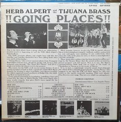 HERB ALPERT AND THE TIJUANA BRASS - GOING PLACES (1965) - LP 2.EL PLAK