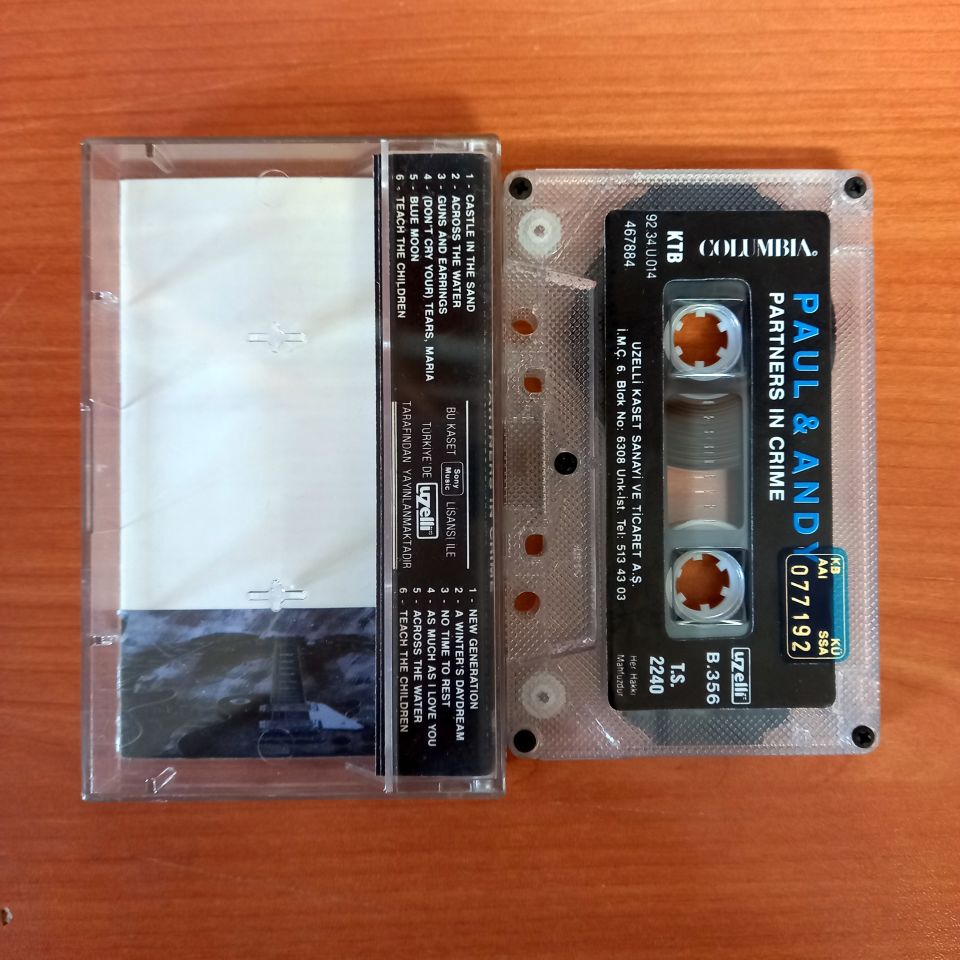 PAUL & ANDY - PARTNERS IN CRIME (1992) - KASET 2.EL