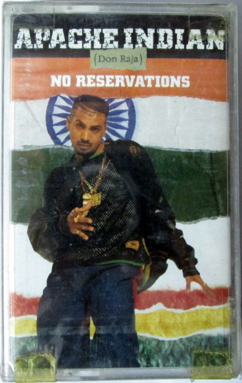 APACHE INDIAN - NO RESERVATIONS (1993) MMY CASSETTE MADE IN TURKEY ''NEW''