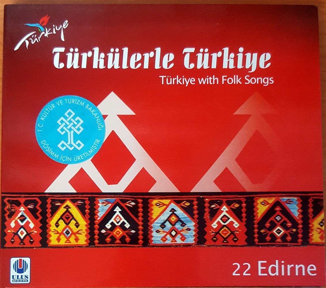 TÜRKÜLERLE TÜRKİYE / TÜRKİYE WITH FOLK SONGS - 22 EDİRNE CD 2.EL