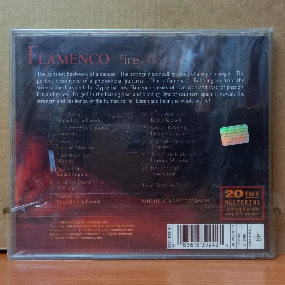 FLAMENCO FIRE & GRACE (1996) NARADA CD 2.EL