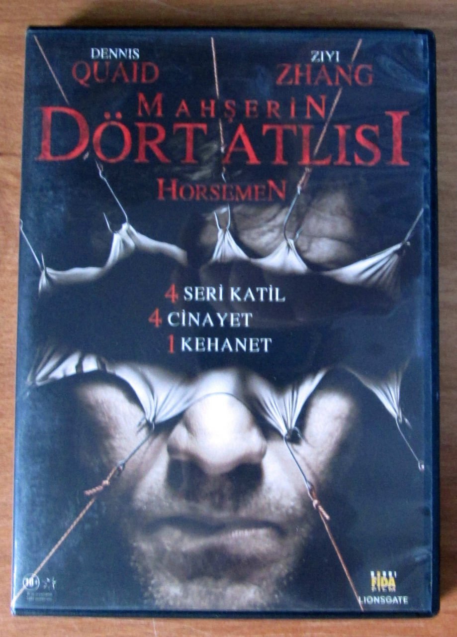 MAHŞERİN DÖRT ATLISI - HORSEMEN - DENNIS QUAID - DVD 2.EL