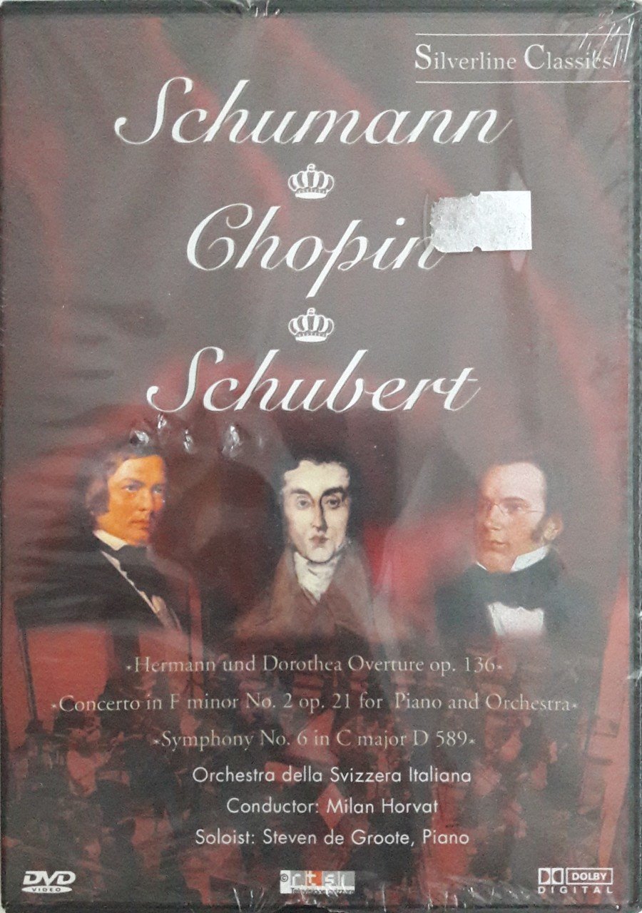 SCHUMANN, CHOPIN, SCHUBERT - STEVEN DE GROOTE - DVD SIFIR