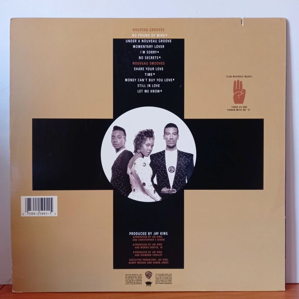 CLUB NOUVEAU – UNDER A NOUVEAU GROOVE (1989) - LP 2.EL PLAK