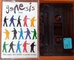 GENESIS - LIVE THE WAY WE WALK VOLUME TWO: THE LONGS (1993) RAKS CASSETTE MADE IN TURKEY ''USED''