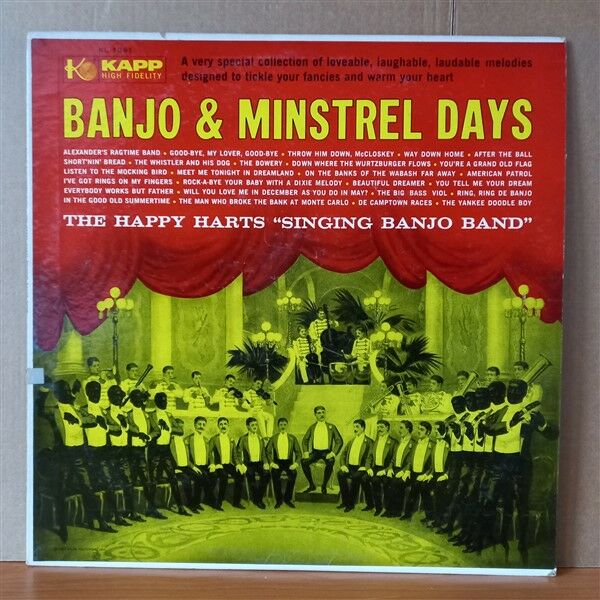 BANJO & MINSTREL DAYS / THE HAPPY HARTS SINGING BANJO BAND - LP 2.EL PLAK