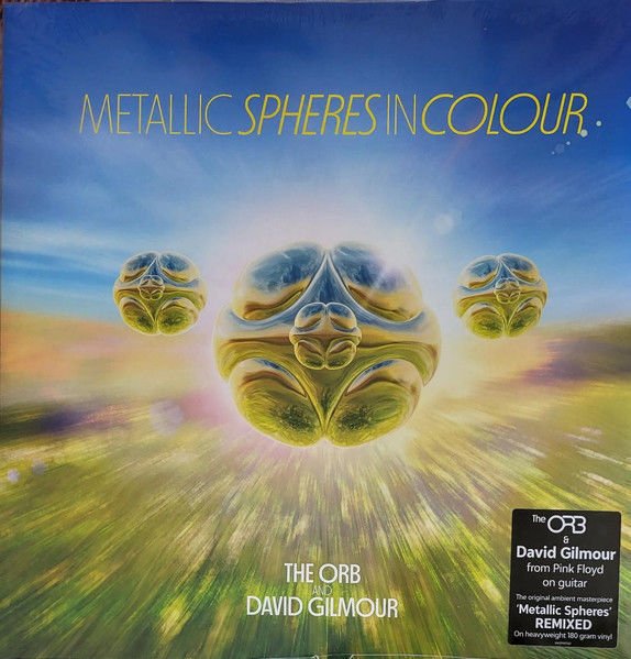 THE ORB AND DAVID GILMOUR – METALLIC SPHERES IN COLOUR (2023) - LP SIFIR PLAK