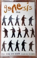 GENESIS - LIVE THE WAY WE WALK VOLUME ONE: THE SHORTS (1993) RAKS CASSETTE MADE IN TURKEY ''NEW''