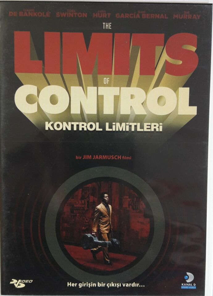 THE LIMITS of CONTROL - KONTROL LİMİTLERİ - ISAACH DE BANKOLE - TILDA SWINTON - JOHN HURT - GAEL GARCIA BERNAL - BILL MURRAY - JIM JARMUSCH - DVD 2.EL