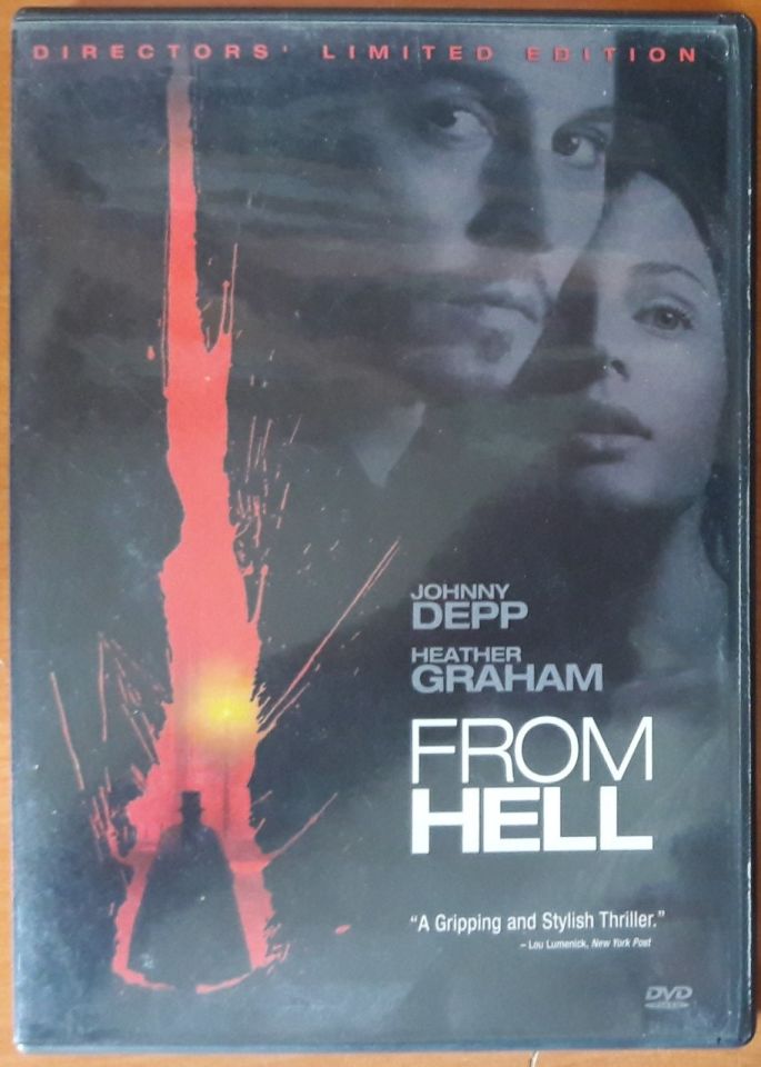 FROM HELL - JOHNNY DEPP - HEATHER GRAHAM - 2xDVD DIRECTOR'S LIMITED EDITION 2.EL 1. BÖLGE TR ALTYAZI YOKTUR