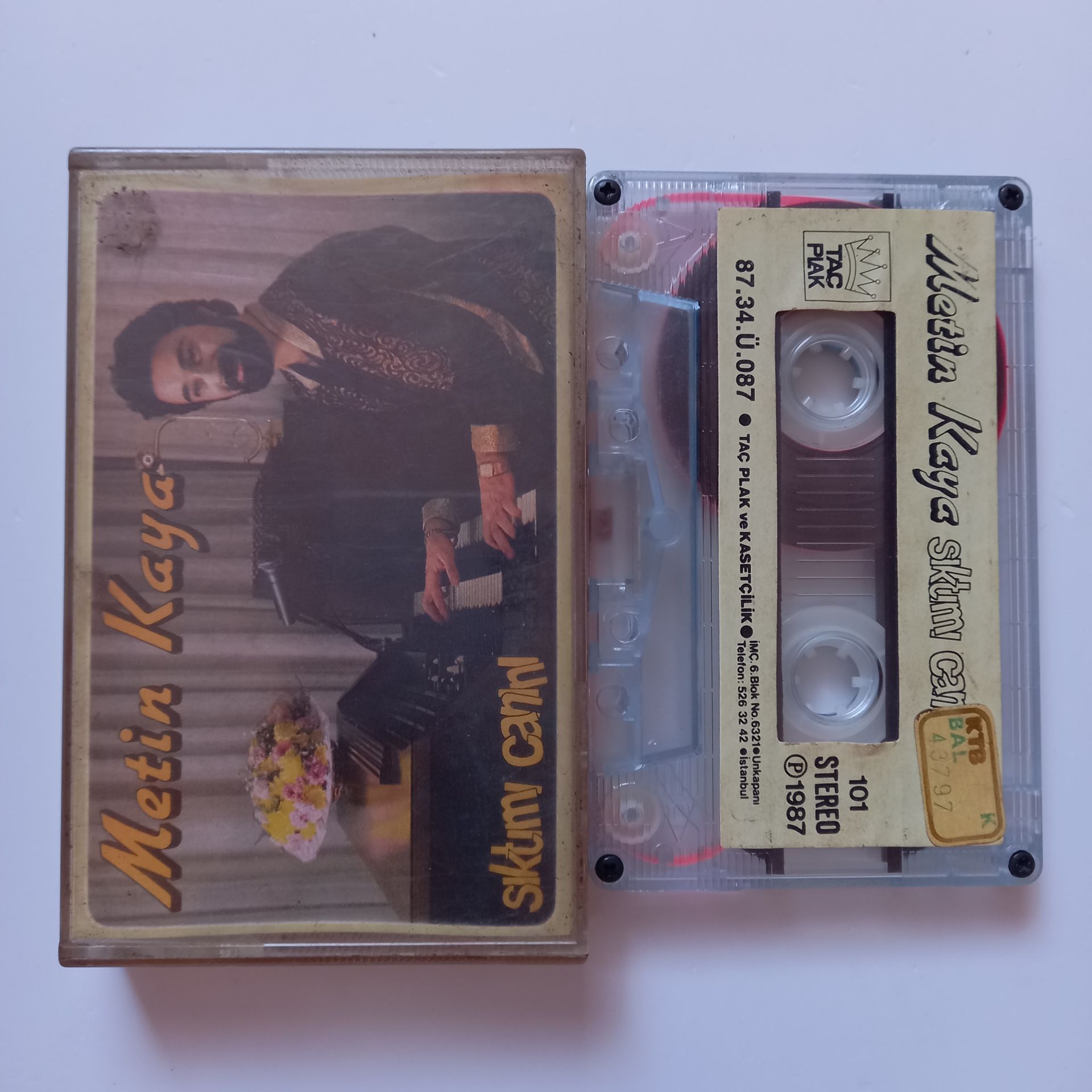 METİN KAYA - SIKTIMI CANINI (1987) - KASET 2.EL