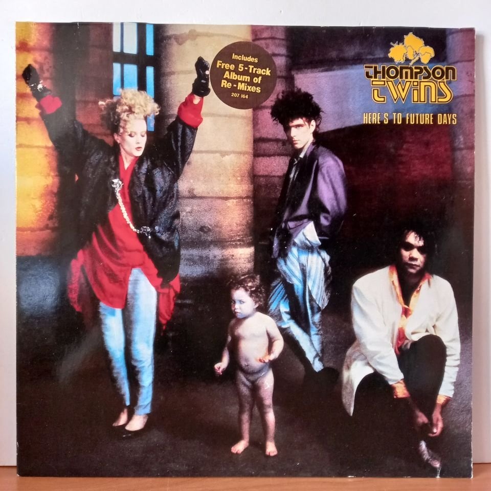 THOMPSON TWINS – HERE'S TO FUTURE DAYS (1985) - 2LP BONUS 5 TRACK ALBUM OF REMIXES 2.EL PLAK