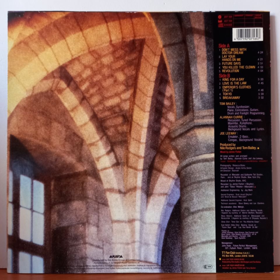 THOMPSON TWINS – HERE'S TO FUTURE DAYS (1985) - 2LP BONUS 5 TRACK ALBUM OF REMIXES 2.EL PLAK