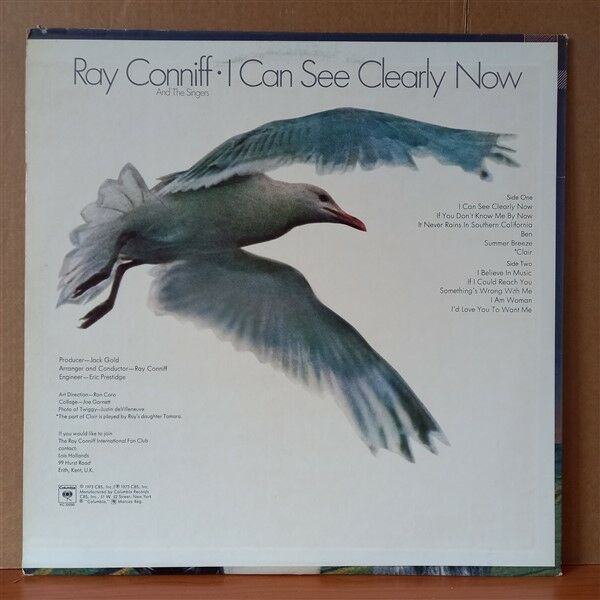 RAY CONNIFF AND THE SINGERS – I CAN SEE CLEARLY NOW (1973) - LP 2.EL PLAK