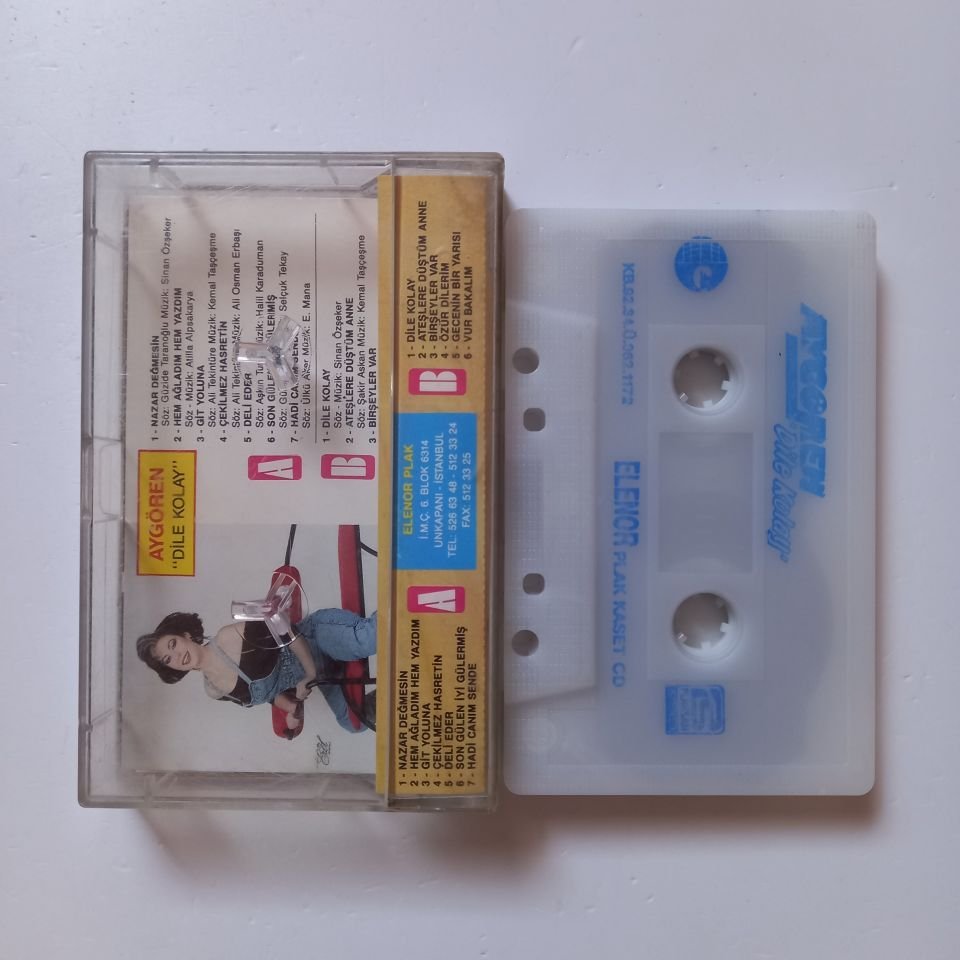 AYGÖREN - DİLE KOLAY (1992) - KASET 2.EL