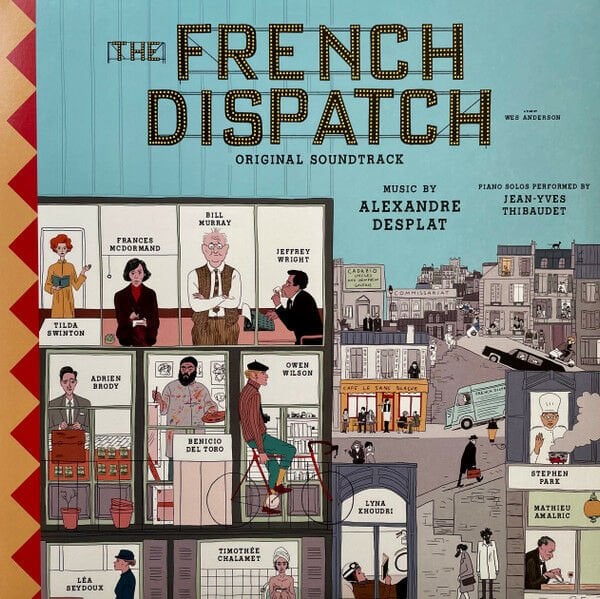 THE FRENCH DISPATCH ORIGINAL SOUNDTRACK - ALEXANDRE DESPLAT (2021) - 2xLP SIFIR PLAK