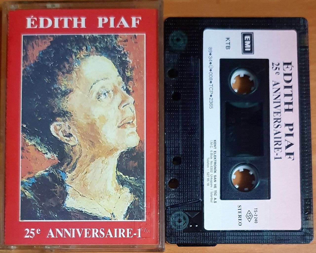 EDITH PIAF - 25e ANNIVERSAIRE-1 (1989) - KASET 2.EL