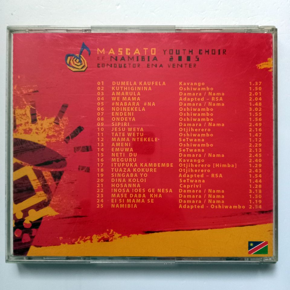 MASCATO YOUTH CHOIR – NAMIBIAN FOLK SONGS (2005) - CD 2.EL