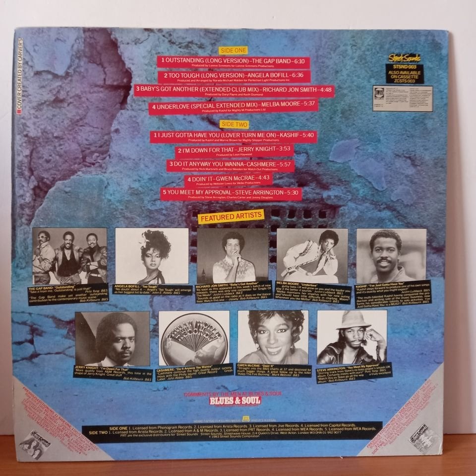 STREET SOUNDS EDITION 3 / MELBA MOORE, THE GAP BAND, KASHIF, JERRY KNIGHT (1983) - LP  2.EL PLAK