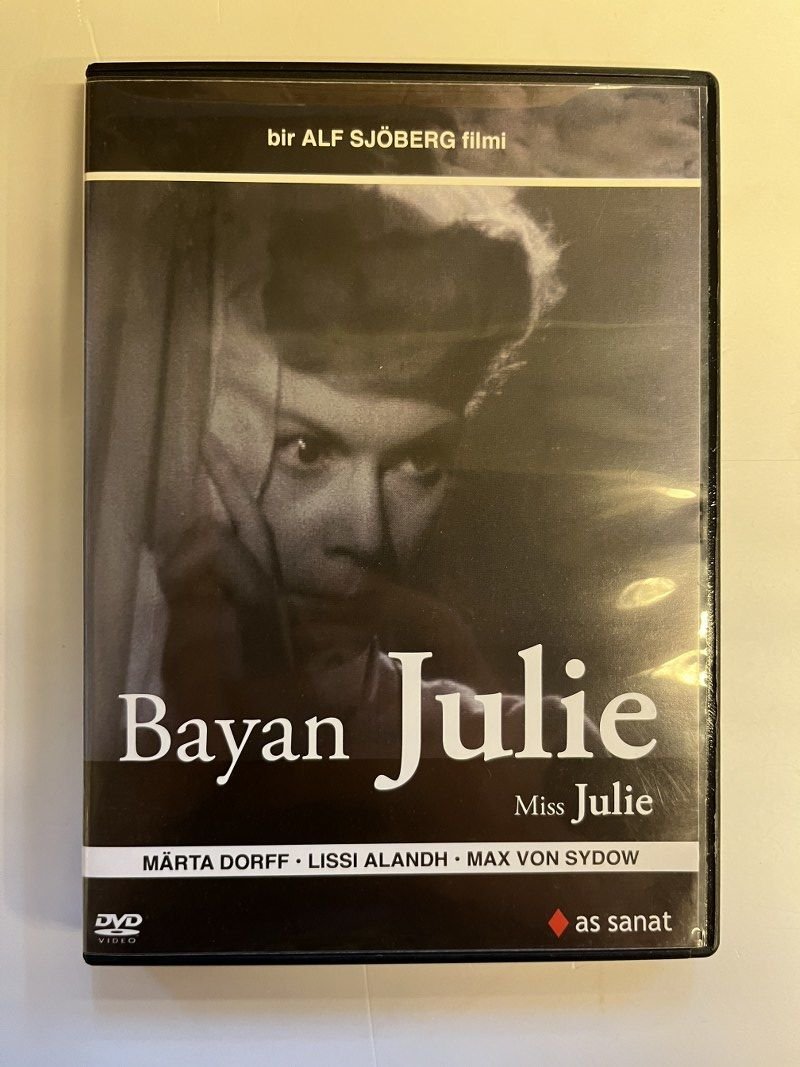 MISS JULIE - BAYAN JULIE - ALF SJÖBERG - DVD 2.EL