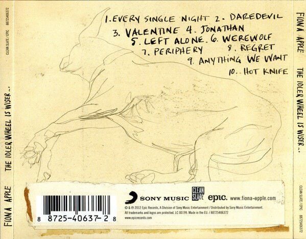 FIONA APPLE – THE IDLER WHEEL IS WISER THAN THE DRIVER OF THE SCREW AND WHIPPING CORDS WILL SERVE YOU MORE THAN ROPES WILL EVER DO (2012) - CD AMBALAJINDA SIFIR
