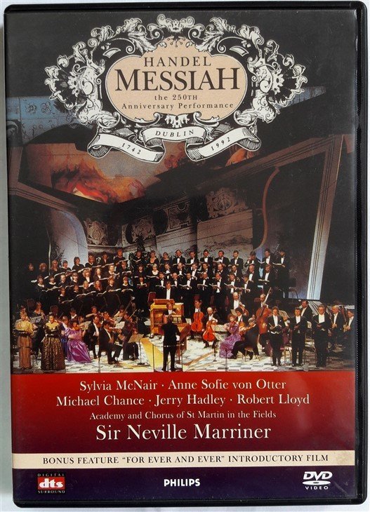 HANDEL: MESSIAH, ACADEMY AND CHORUS OF St.MARTIN IN THE FIELDS, NEVILLE MARRINER - DVD 2.EL