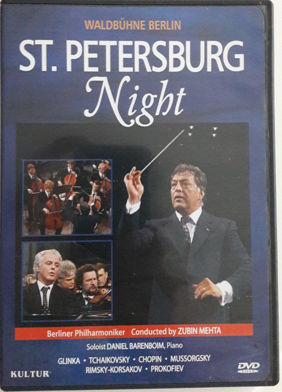 ST. PETERSBURG NIGHT, BERLINER PHILHARMONIKER, ZUBIN MEHTA (1997) - DVD 2.EL