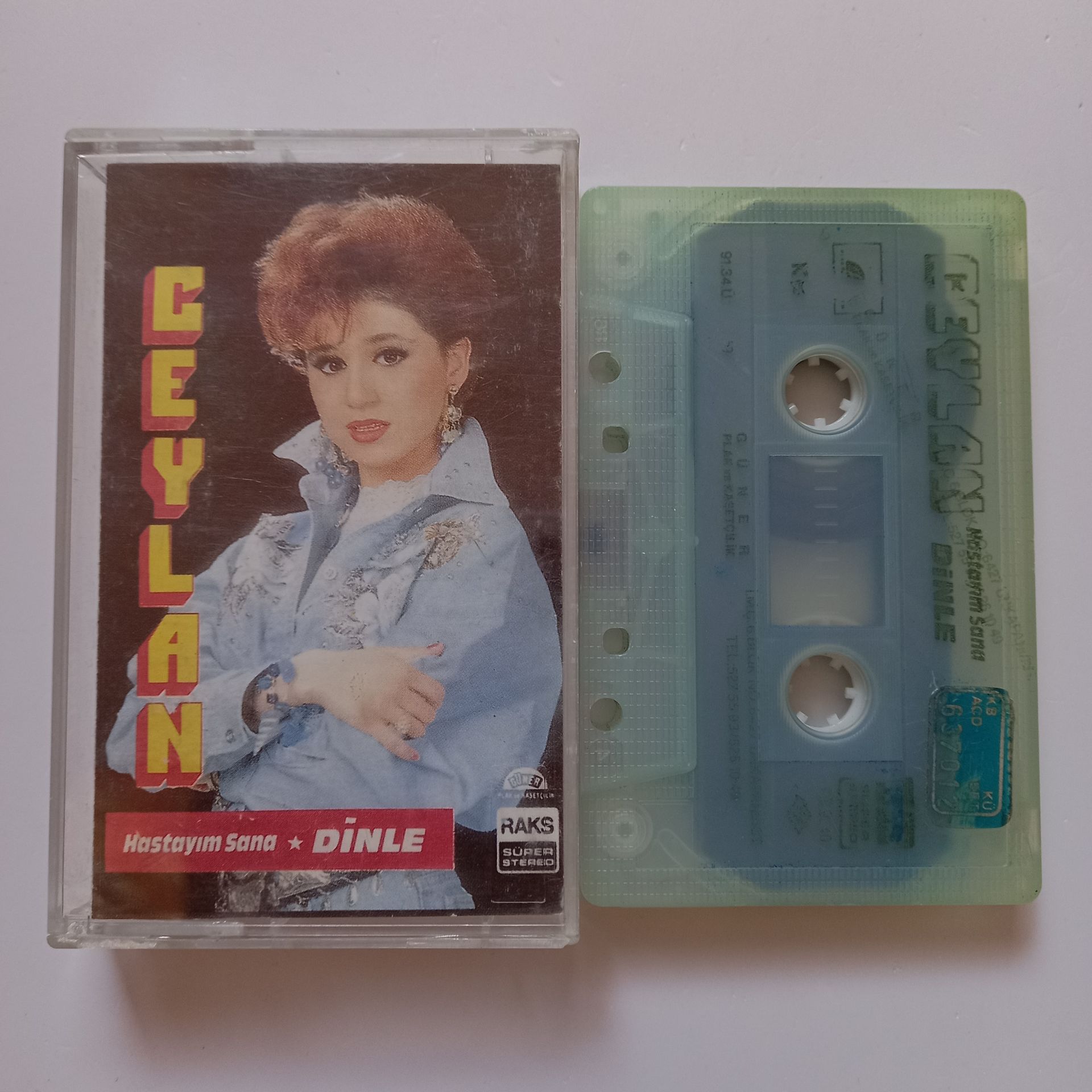 CEYLAN - HASTAYIM SANA / DİNLE (1991) - KASET 2.EL