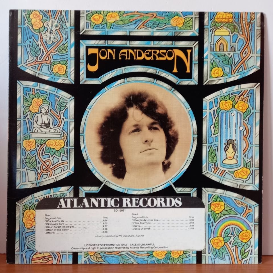 JON ANDERSON – SONG OF SEVEN (1980) - LP  2.EL PLAK