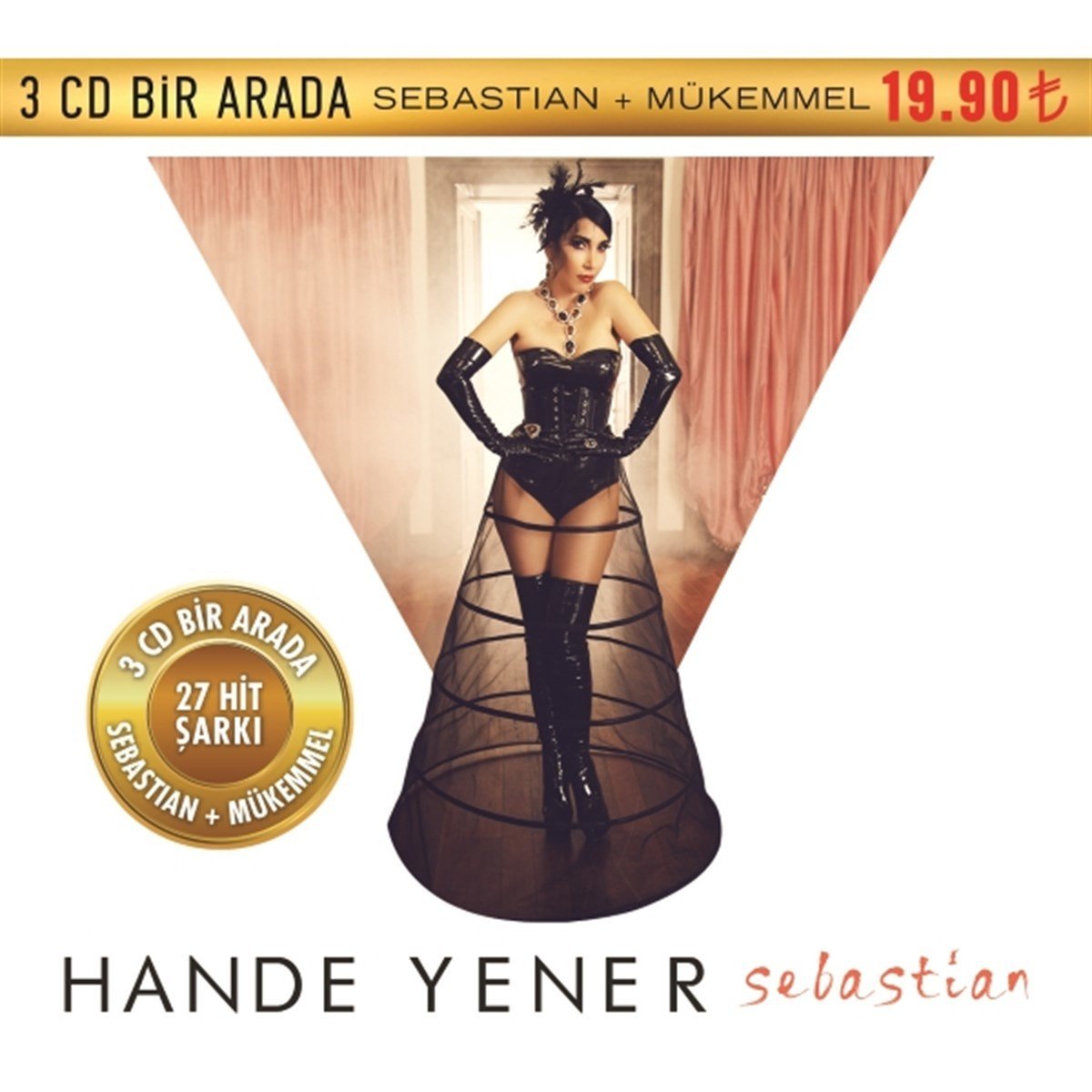 HANDE YENER - SEBASTIAN + MÜKEMMEL (2015) - 3 CD SIFIR