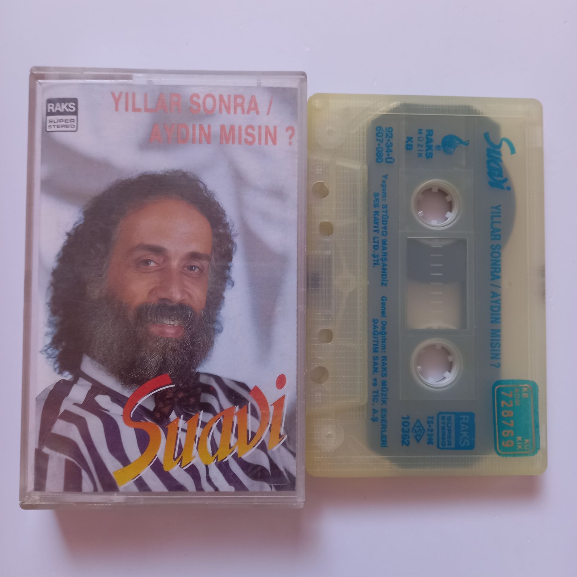 SUAVİ - YILLAR SONRA / AYDIN MISIN? (1992) - KASET 2.EL