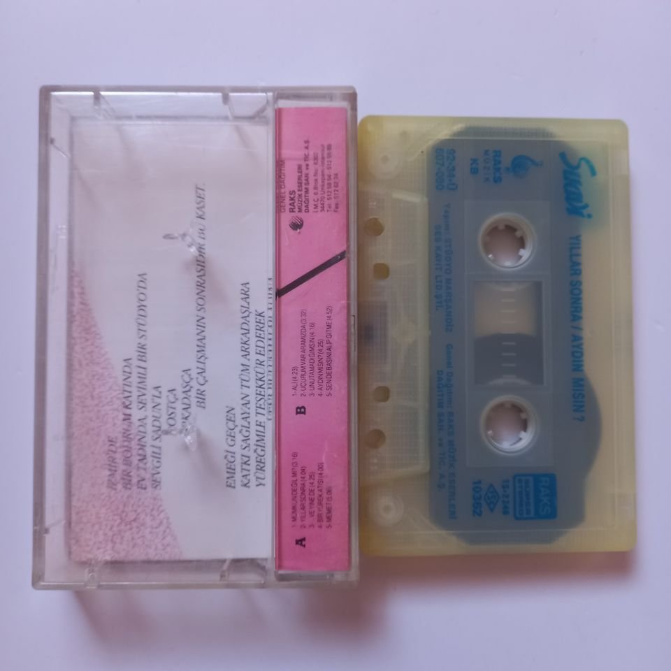 SUAVİ - YILLAR SONRA / AYDIN MISIN? (1992) - KASET 2.EL