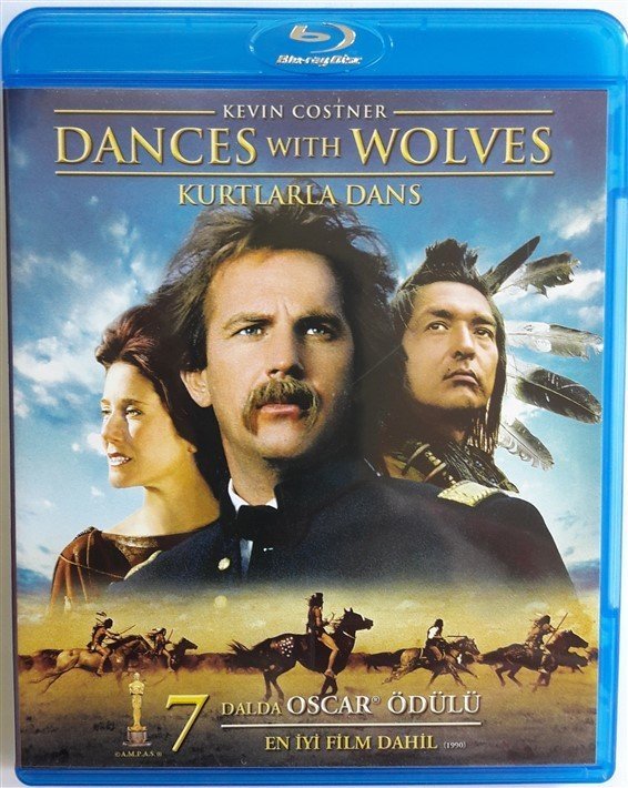 DANCES WITH WOLVES - KURTLARLA DANS - KEVIN COSTNER - BLU-RAY 2.EL