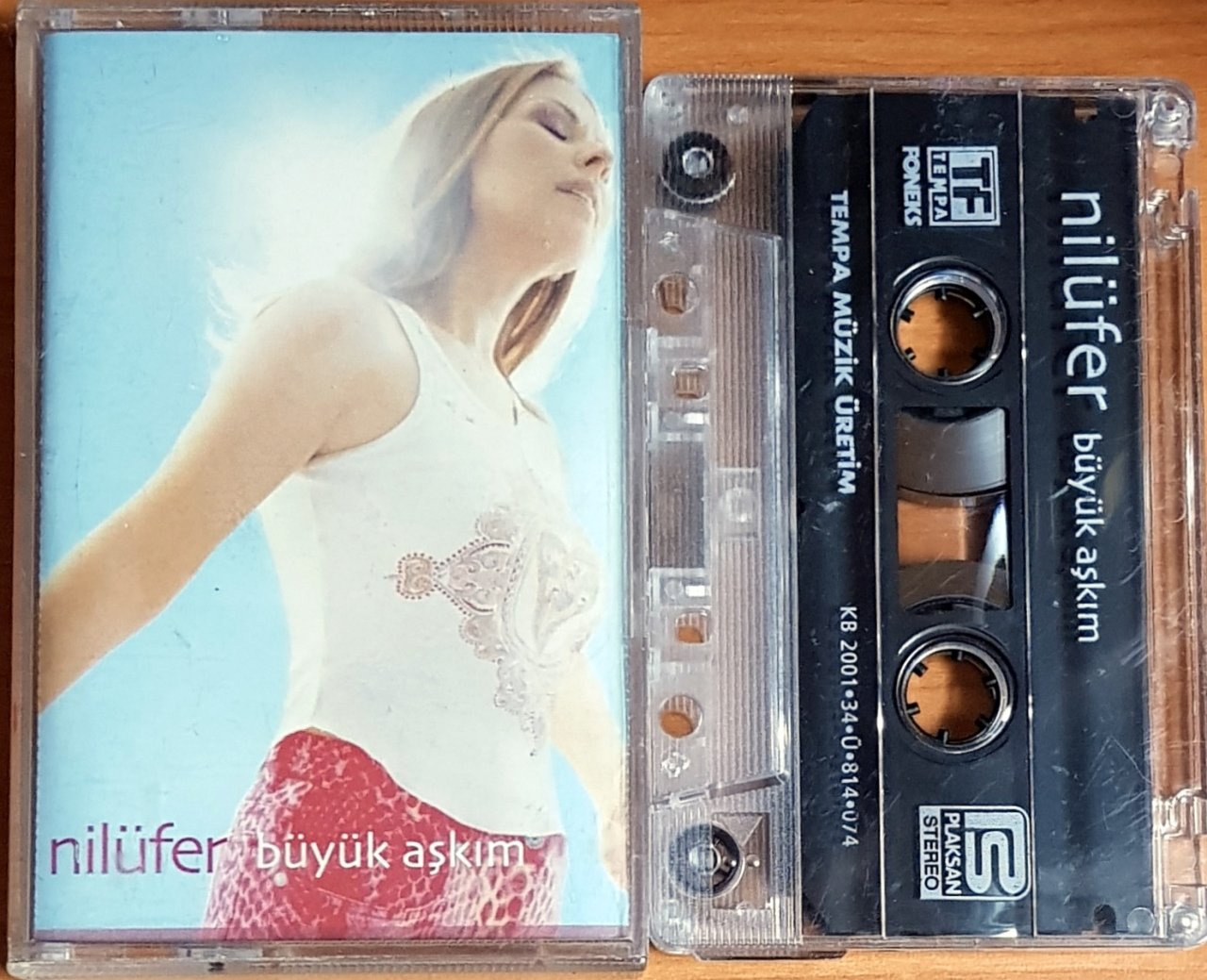 NİLÜFER - BÜYÜK AŞKIM (2001) TEMPA MÜZİK KASET 2.EL