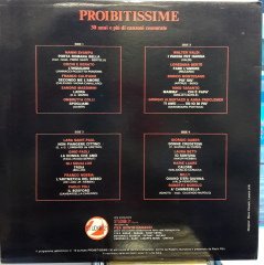 PROIBITISSIME 30 ANNI E PIU DI CANZONI CENSURATE (1977) - 2PLAK 2.EL