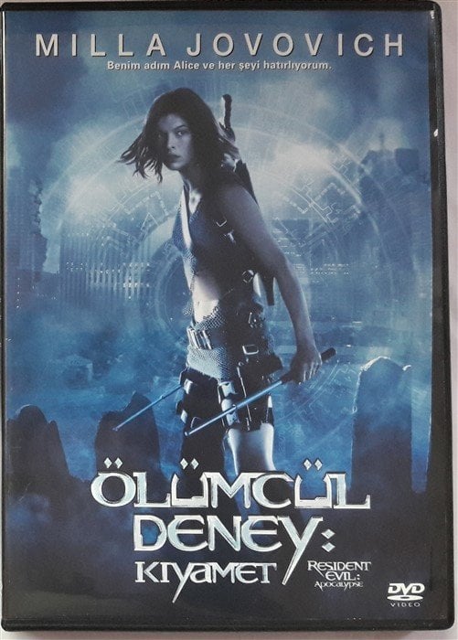 ÖLÜMCÜL DENEY KIYAMET - RESIDENT EVIL APOCALYPSE - MILLA JOVOVICH - DVD 2.EL