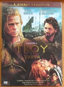 TROY - TRUVA - BRAD PITT - ERIC BANA - ORLANDO BLOOM - DIANE KRUGER - WOLFGANG PETERSEN - 2 DİSK ÖZEL VERSİYON 2.EL DVD